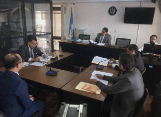 El perito propuesto por el Ministerio Público confirmó ante el Juez de Extinción de Dominio que la empresa que compró una finca para Otto Pérez Molina falseo datos en sus declaraciones. Foto La Hora: José Orozco