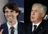 Kaká y Ancelotti