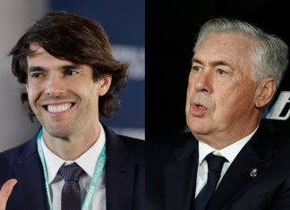 «Estoy listo para regresar a la selección»: Kaká deja la puerta abierta a una reunión con Ancelotti en Brasil Kaká y Ancelotti