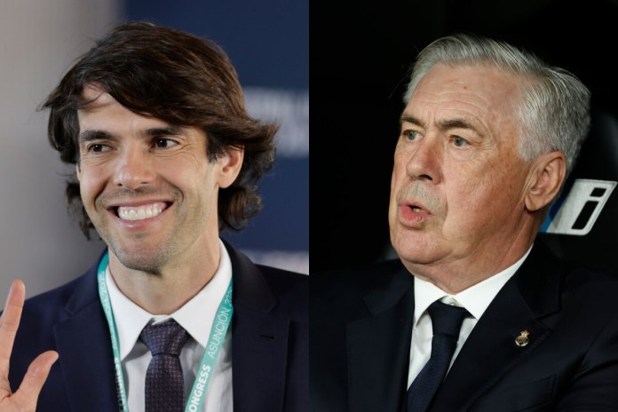 Kaká y Ancelotti Kaká y Ancelotti