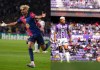 El Barcelona de Hansi Flick, actual líder de la Liga, se verá las caras este contra el Real Valladolid por la jornada 34. Foto La Hora: AP- Real Valladolid .