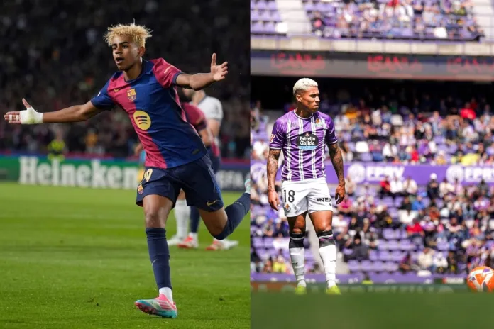 LaLiga El Barcelona de Hansi Flick, actual líder de la Liga, se verá las caras este contra el Real Valladolid por la jornada 34. Foto La Hora: AP- Real Valladolid .