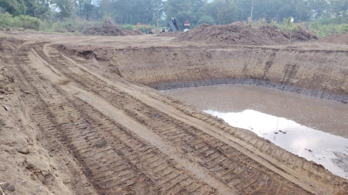 CIV finaliza construcción de laguna de retención en El Cafetal, Km. 36 CA-9 Sur