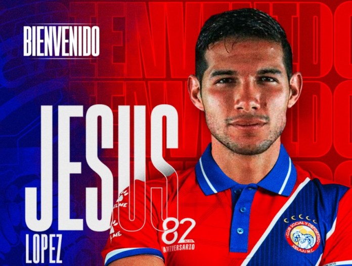 Lopez El deportivo Xelajú refuerza sus filas con el fichaje Jesús «Chucho» López