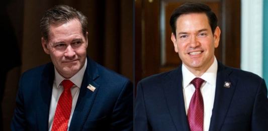 Marco Rubio y Mike Waltz