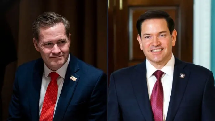Marco Rubio y Mike Waltz Marco Rubio y Mike Waltz