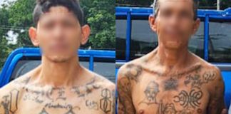 PNC captura a dos "peligrosos" mareros de origen salvadoreño mientras intentaban escapar a los Estados Unidos.