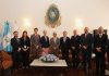 Margaret Satterthwaite, Relatora especial de ONU para la independencia judicial, se reunió con magistrados del OJ. Foto La Hora: OJ