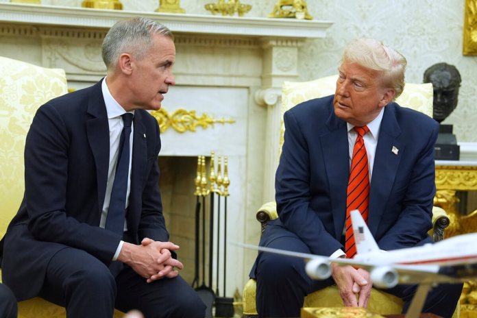 Mark Carney y Donald Trump Mark Carney y Donald Trump