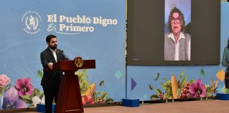 Ministra de Economía, Gabriela García, comparte las discusiones que iniciarán sobre las medidas arancelarias. Foto La Hora: Daniel Ramírez