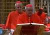 Momento del juramento del Obispo Álvaro Cardenal Ramazzini en el Cónclave.