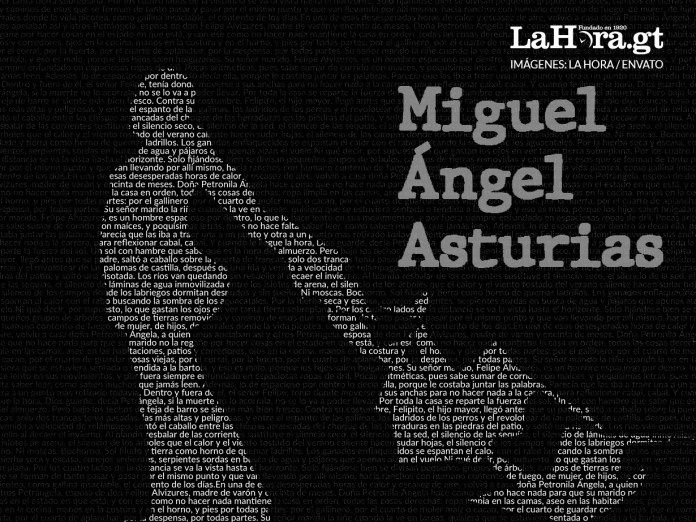 Monumento funebre de Miguel Angel Asturias Poema