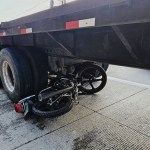 El hecho de tránsito se registró en el km 13 de la ruta al Atlántico. Foto La Hora: CVB