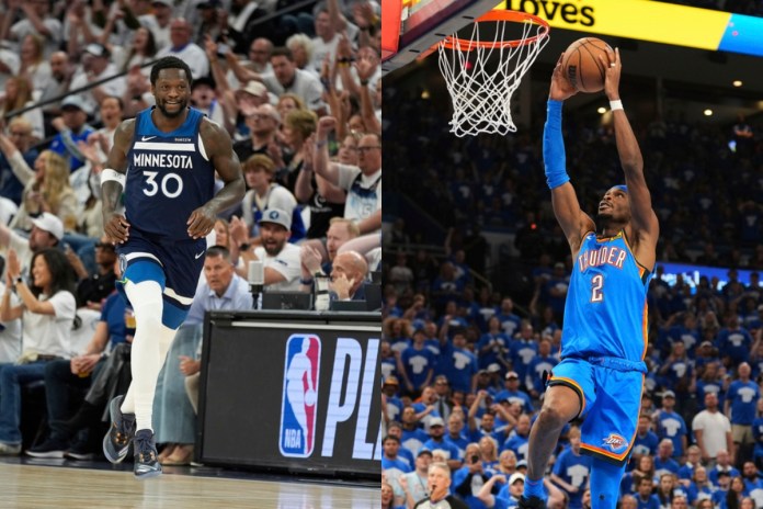 NBA Los cuatro equipos que aseguraron su lugar en las finales de conferencia de la NBA son los Oklahoma City Thunder, Minnesota Timberwolves, New York Knicks e Indiana Pacers. Foto La Hora: AP.