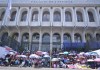 Pobladores de Nahualá frente a Torre de Tribunales en materia del conflicto territorial y un amparo presentado