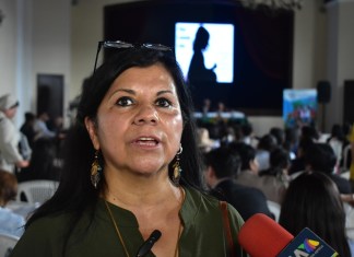 Ninfa Alarcón, a cargo del programa de derechos de niñez y adolescencia de la ODHAG