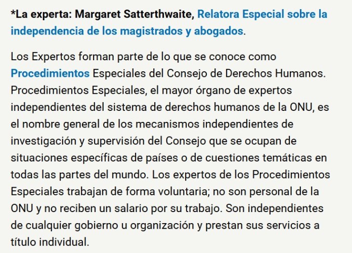 Curruchiche cuestiona visita oficial de relatora de la ONU, quien sostuvo reunión con Consuelo Porras