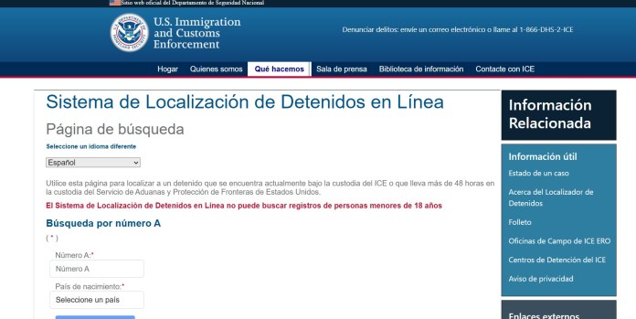 ¿Cómo saber si tienes una orden de deportación en tu contra?. Foto La Hora: Captura.
