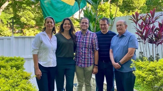 Opositores Magalli Meda, Pedro Urruchurtu, Omar González, Claudia Macero y Humberto Villalobos. Foto La Hora: Captura de pantalla.