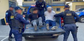 PNC captura a alias el "Colocho" y el "Garrobo", presuntos roba motos que intentaron evadir un operativo