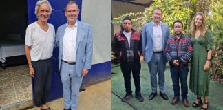 El Embajador de Países Bajos, Arjen van den Berg, durante su visita a Jose Rubén Zamora, Luis Pacheco y Héctor Chaclán resalto el respeto al debido proceso en sus respectivos casos.