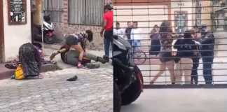 VIDEO: Detienen a mujer que causo disturbio y agredió a un PNC en Panajachel
