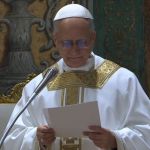 Papa León XIV durante misa pro Ecclesia en la Capilla Sixtina. Foto La Hora: Vatican News