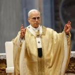 El Papa León XIV durante la ceremonia de ordenación. Foto La Hora: EFE.