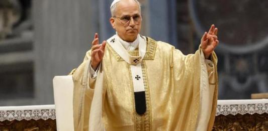 El Papa León XIV durante la ceremonia de ordenación. Foto La Hora: EFE.