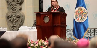 Presidenta de la Corte Interamericana de Derechos Humanos, Nancy Hernández, para el 176 periodo ordinario de sesiones