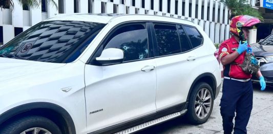 Ataque aramado registrado en el bulevar los Próceres. Foto La Hora: CBM