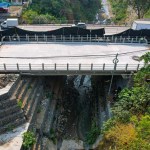 Trabajos en puente sobre km 17.5, Villa Nueva