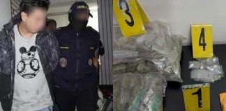 PNC: Venta de drogas y cobro de extorsiones del B-18 funcionaba en casa allanada en Colonia Berlín