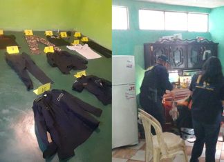 Tras un allanamiento en Acatenango autoridades descubren diversas armas y ropa alusiva a la PNC utilizadas en posibles actos delictivos.