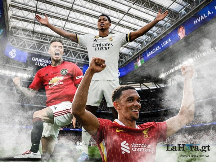 Real Madrid: Un repaso de los jugadores ingleses que han jugado en el cuadro merengue. Foto La Hora: EFE- AP. Diseño- Roberto Altán.
