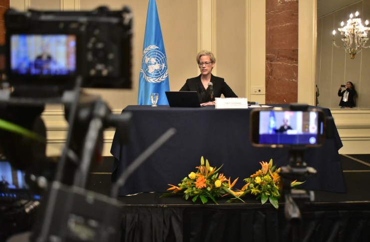 Relatora Especial de las Naciones Unidas, Margaret Satterthwaite.