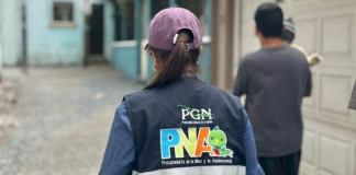 PGN rescato al menor junto a su hermana adolescente luego de una trifulca en la zona 3 de Mixco. Foto La Hora: OMPNA de Mixco