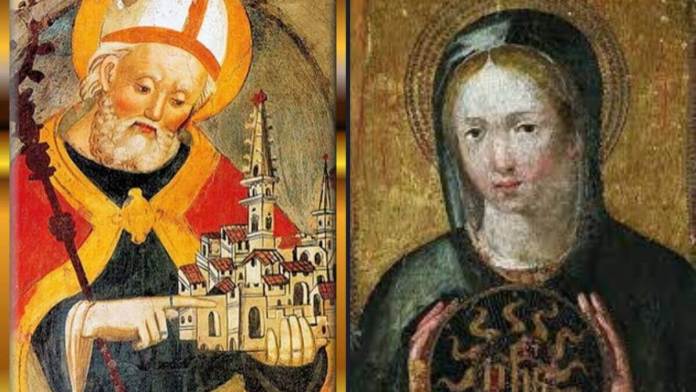 Santos del dia San Benedicto II y Santa Flavia Domitila