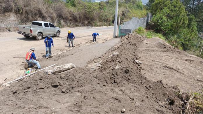 Socavamiento en bulevar Tubac ya se encuentra mitigado, paso será habilitado parcialmente