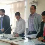 Marvin Estuardo Alfaro Bravo, alías Stuart (blanco) fue extraditado a Estados Unidos donde era requerido por actos de narcotráfico. Foto La Hora: Redes Sociales