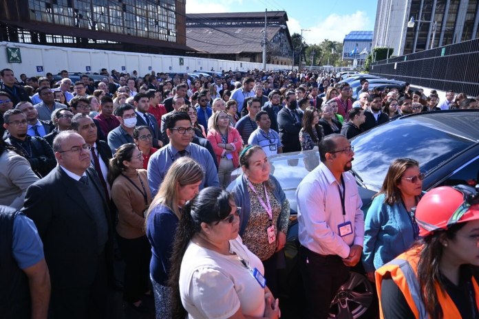 Trabajadores OJ El Organismo Judicial cuenta con un aproximado de 12 mil trabajadores. Foto La Hora: Fabricio Alonzo