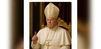 Trump tars la imagen realizada por la IA mencionó "Está bien divertirse un poco". Foto La Hora: Donald Trump