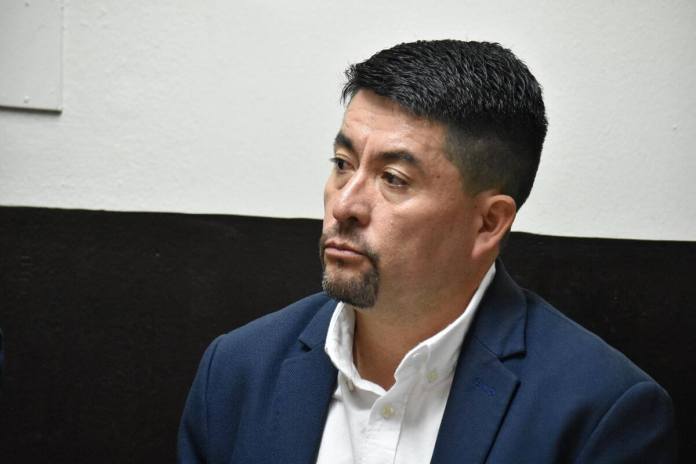 Víctor Alvarizaes, ex alcalde de Santa Catarina Pínula, deberá enfrentar prisión por el caso de Campaña Negra, contra Sebastián Siero. Foto La Hora: Daniel Ramírez.