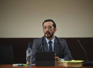 Juez Víctor Cruz solicitó licencia para auentarse de sus labores aunque se desconocen los motivos. Foto La Hora: Fabricio Alonzo
