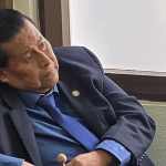 Juez Walter Rosales espera conocer si es destituido no por parte de la Junta de Disciplina. Foto La Hora: Sergio Osegueda