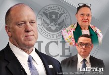Tom Homan, Consuelo Porras y Ángel Pineda