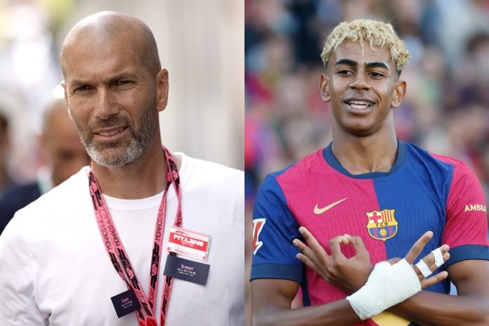 Zidane y Lamine Yamal