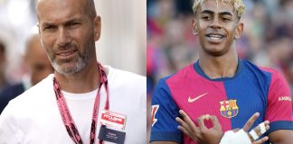 Zidane y Lamine Yamal
