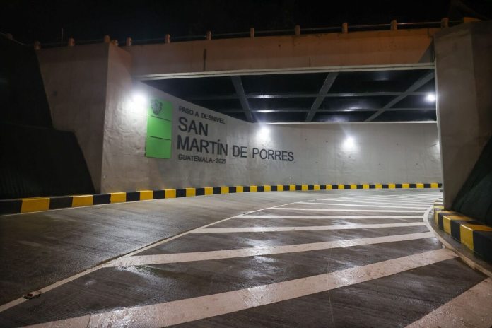 Zona 15 estrena paso a desnivel “San Martín de Porres” desde este viernes 30 de mayo