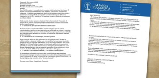 Pronunciamiento por parte de la Alianza Evangelica de Guatemala ante el retiro de la reserva del artículo 27 de la Convención de Viena.